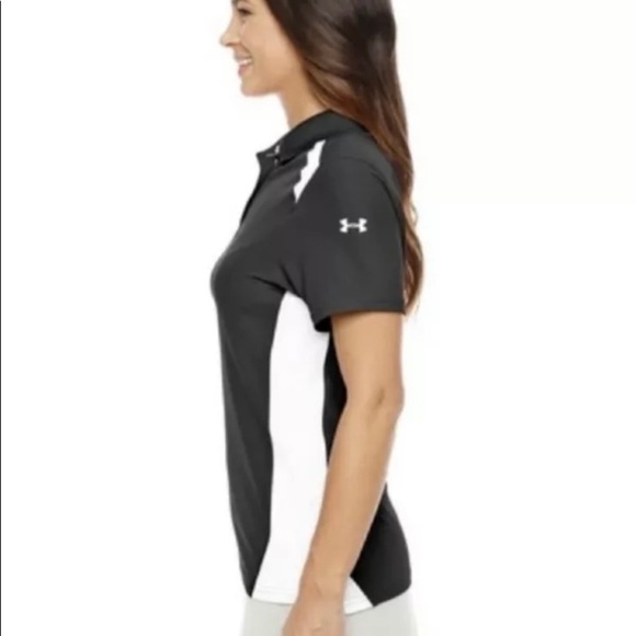 Under Armour Ladies Team Golf Colorblock Polo - Picture 2 of 6